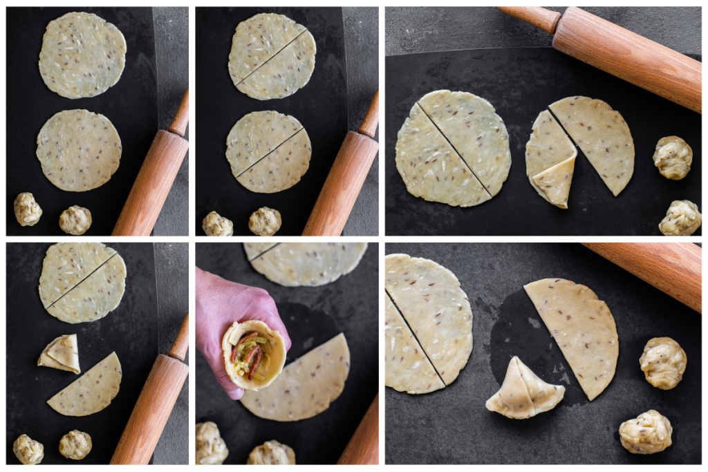 Cómo componer las samosas