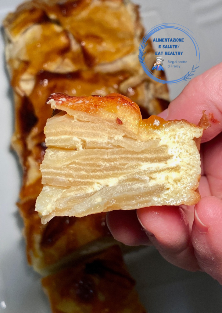 Tarta de manzana light sin harina