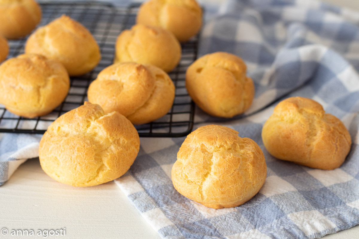 Receta básica de profiteroles masa choux