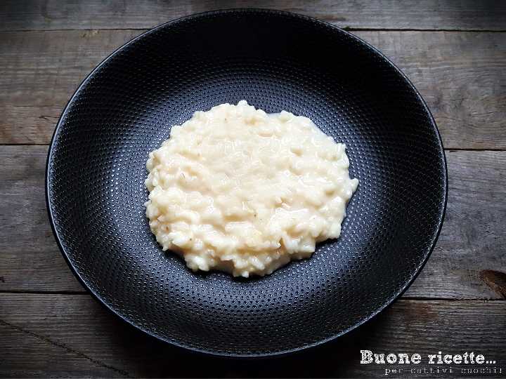 Risotto blanco cremoso sin mantequilla