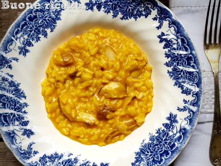 risotto calabaza y setas
