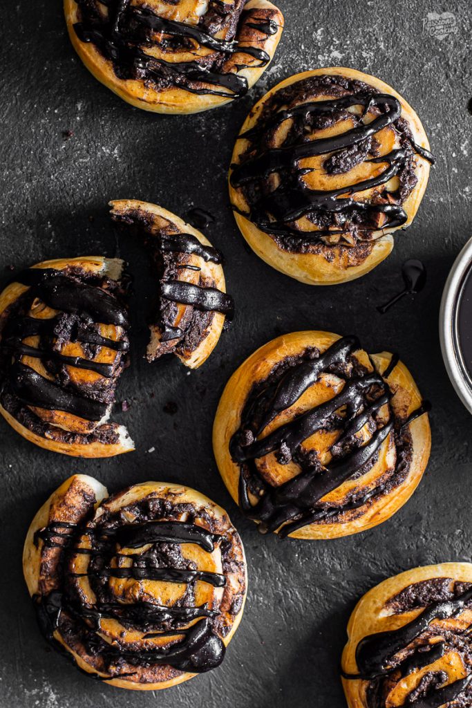 Rollitos de chocolate