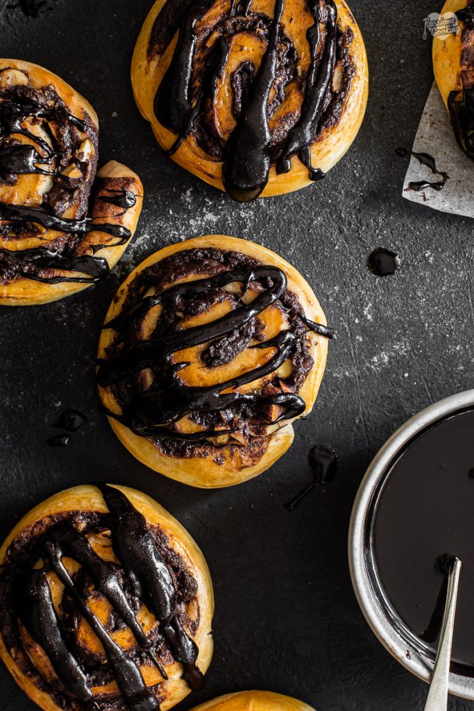 Rollitos de chocolate