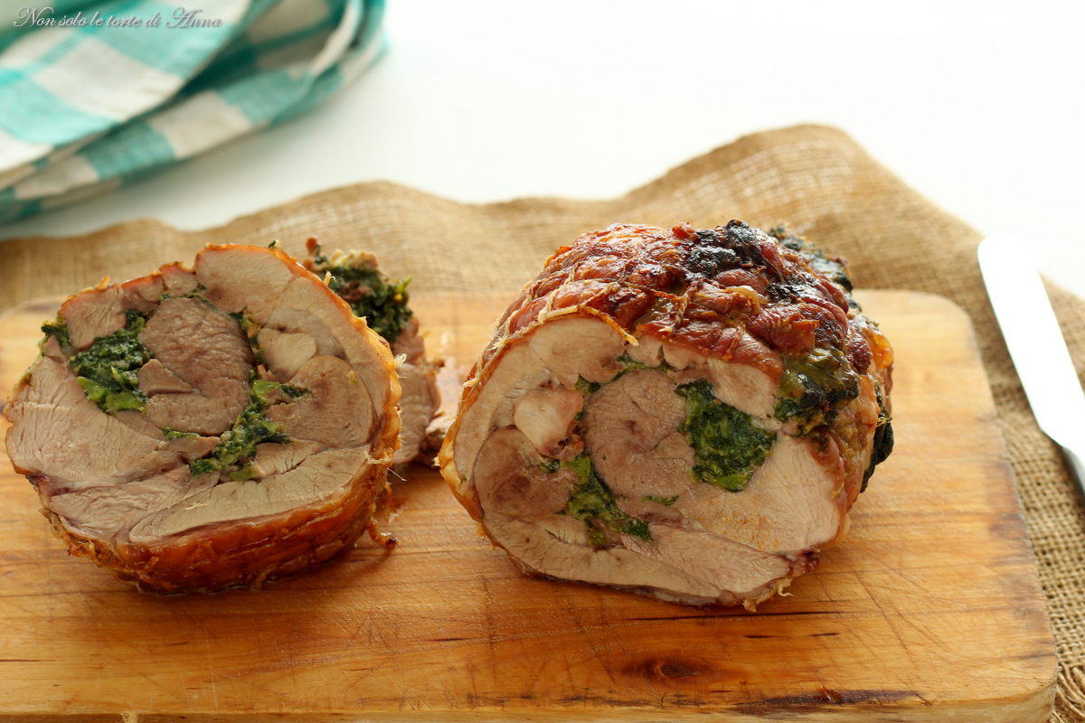 Rollo de pavo relleno