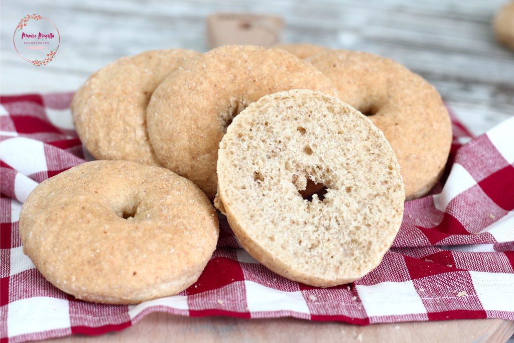 Rosquillas de pan de bajo índice glucémico
