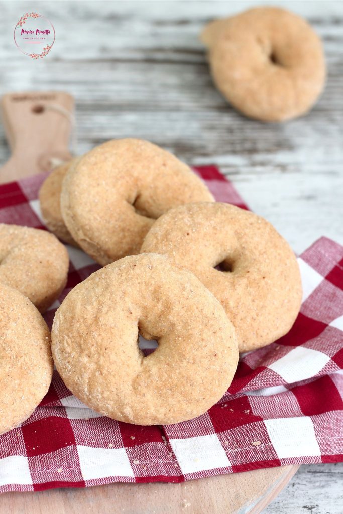 Rosquillas de pan de bajo índice glucémico