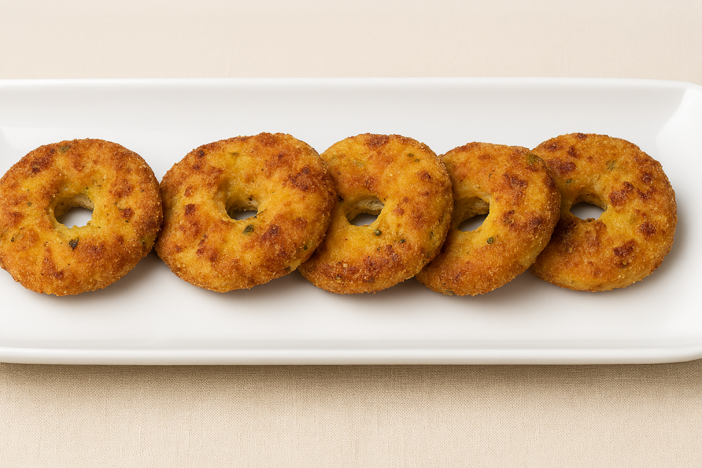 Rosquillas de pollo en freidora de aire