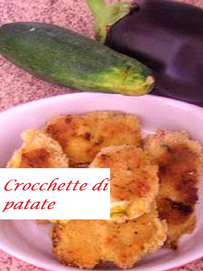 Croquetas de patatas, calabacín y berenjenas