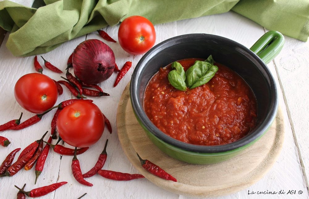 Salsa picante a la calabresa