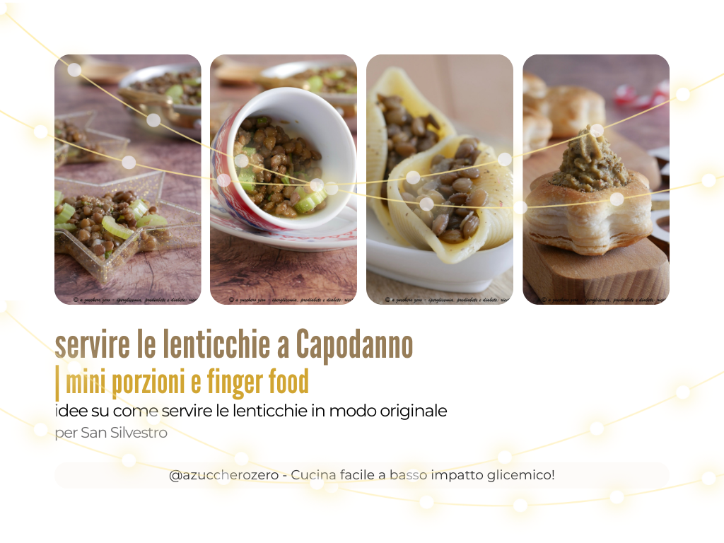 Servir las lentejas en Nochevieja