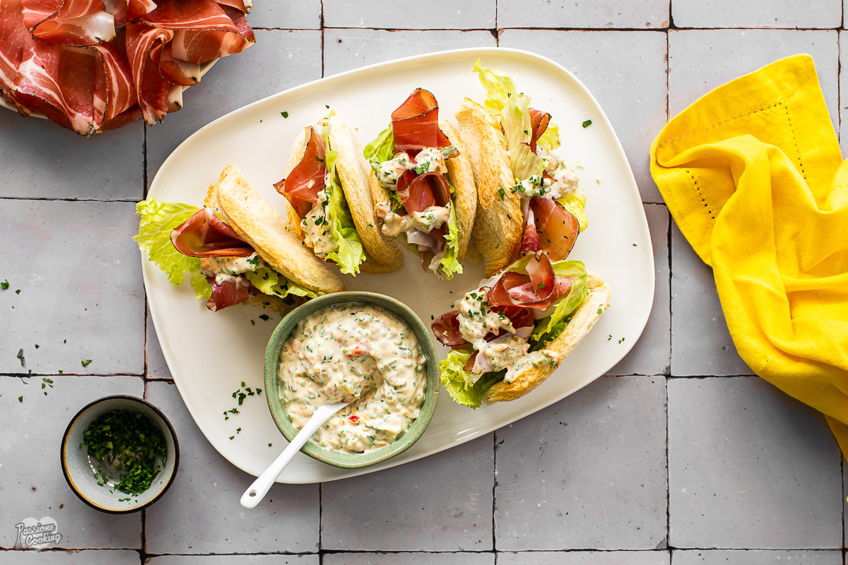 Tacos rápidos con Speck Alto Adige IGP