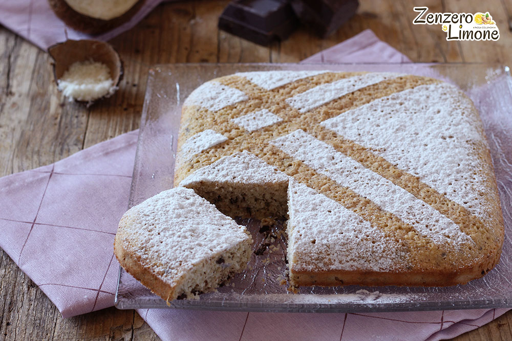 Tarta de coco y chocolate - procedimento 2