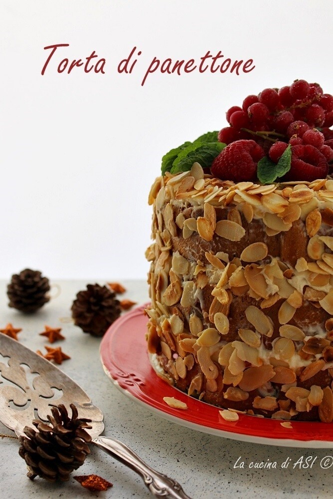 Tarta de panettone