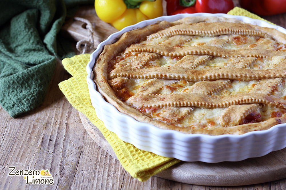 Tarta de pimientos - entera