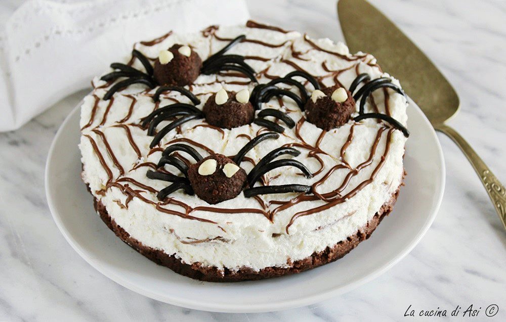 Tarta de queso telaraña