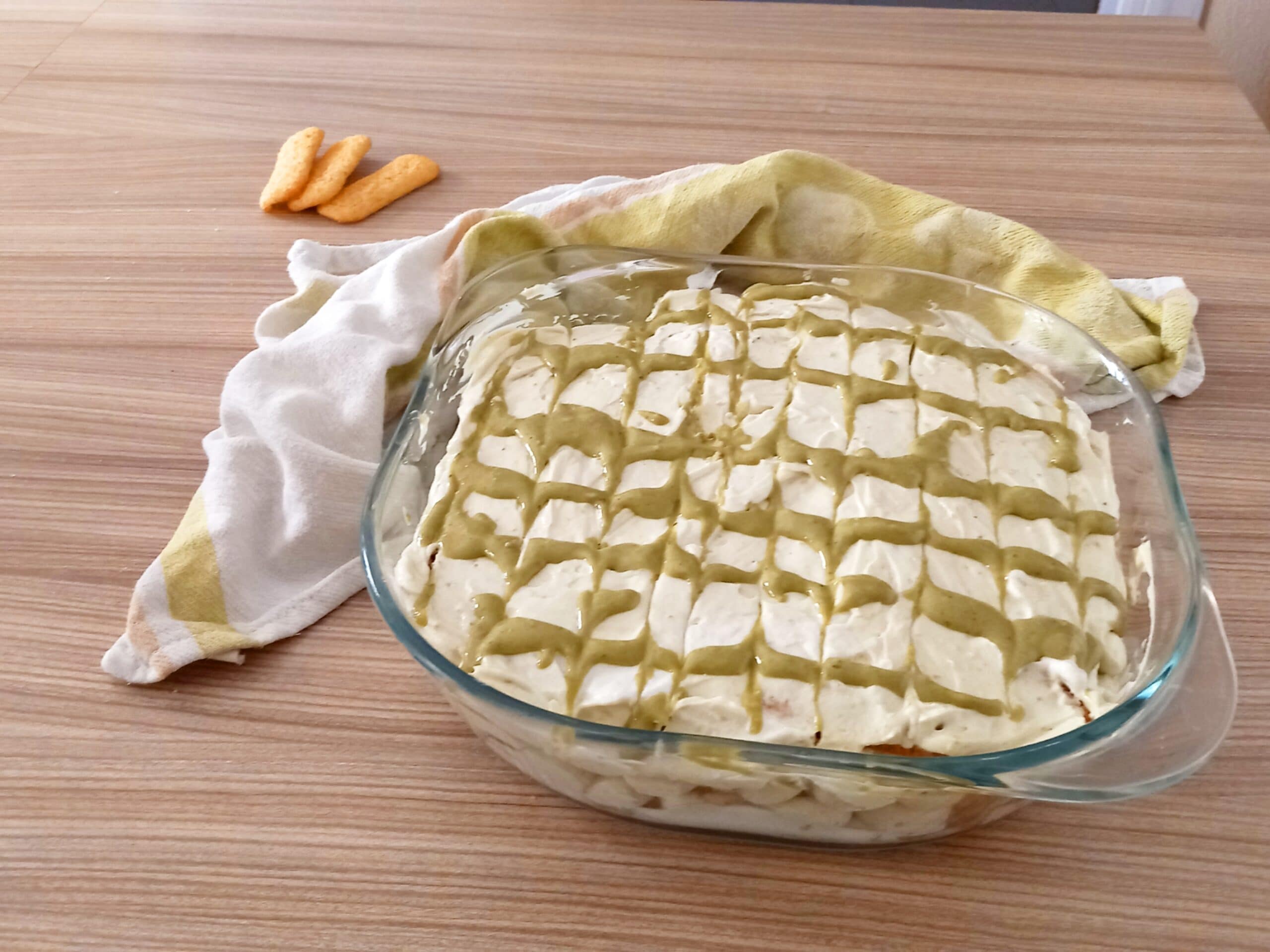 Tiramisú de pistacho