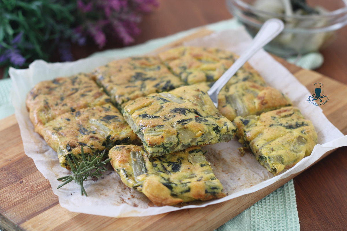 Tortilla de acelgas al horno