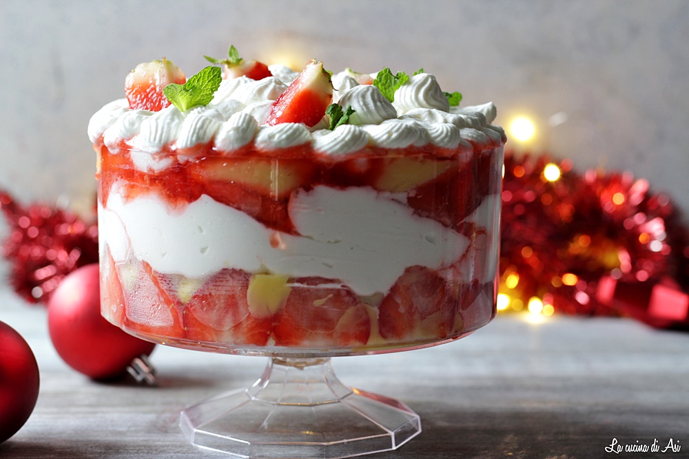 Trifle alle fragole