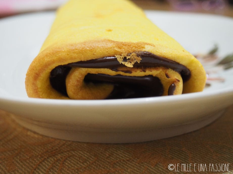 Tronco de chocolate y café sin terminar