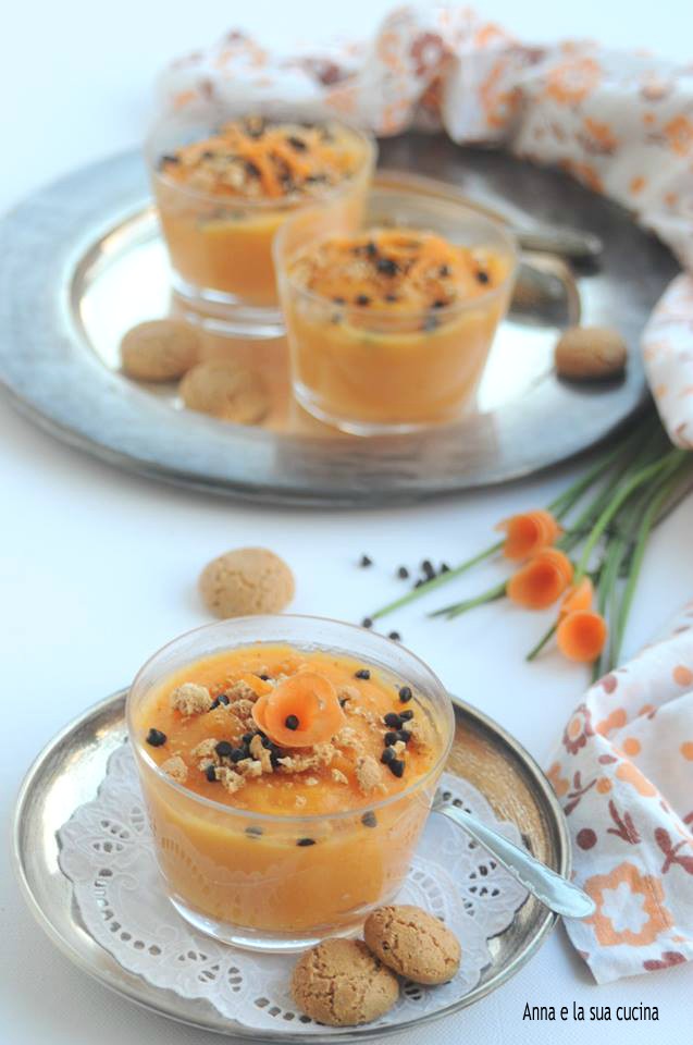  Crema dulce de calabaza y zanahorias