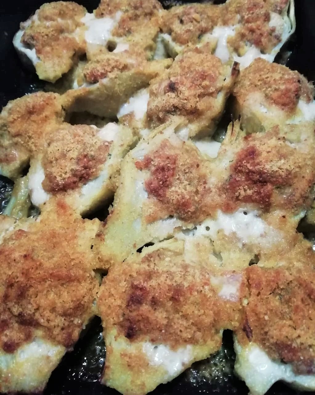 ALCACHOFAS RELLENAS al horno