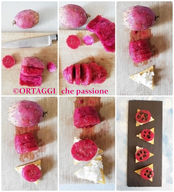 aperitivo de higos chumbos - tutorial