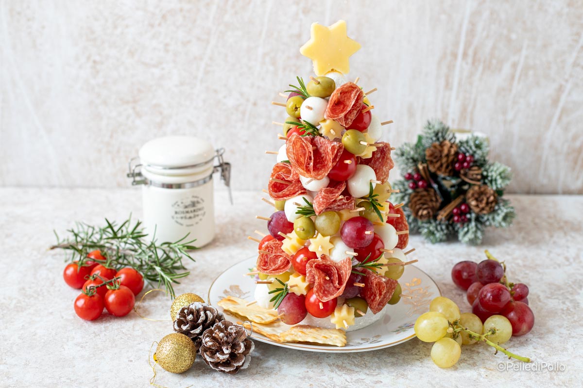 Árbol de Navidad aperitivo