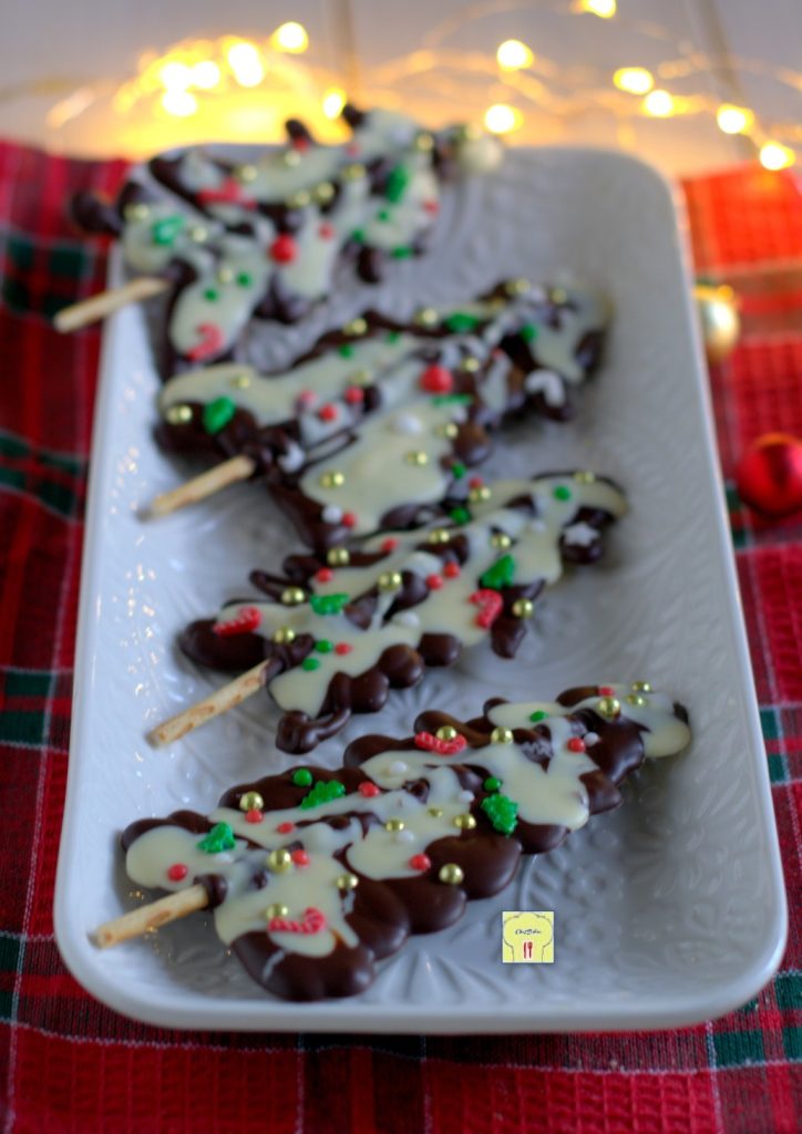 árboles de chocolate en palito gp