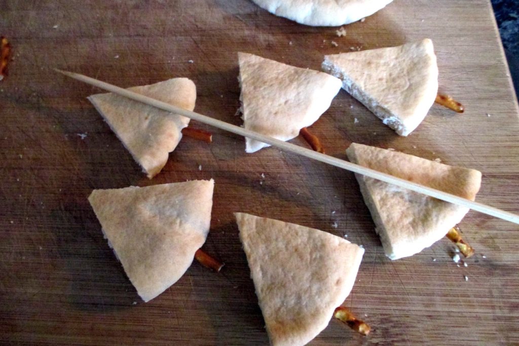 Arbolitos navideños de pan de pita, Come sin Panza
