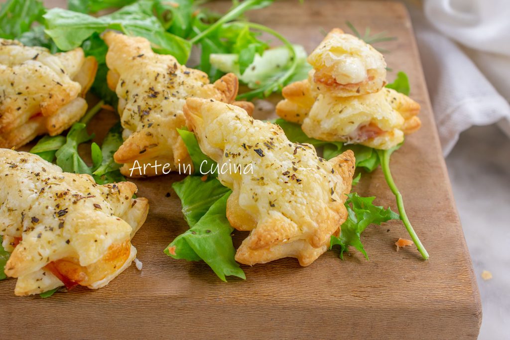 Arbolitos de hojaldre aperitivo rápido