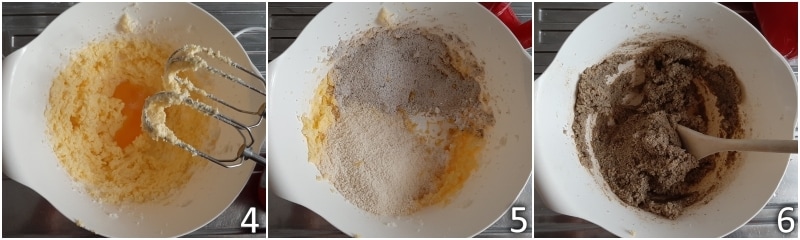 b. añadir harina de almendras y de trigo sarraceno