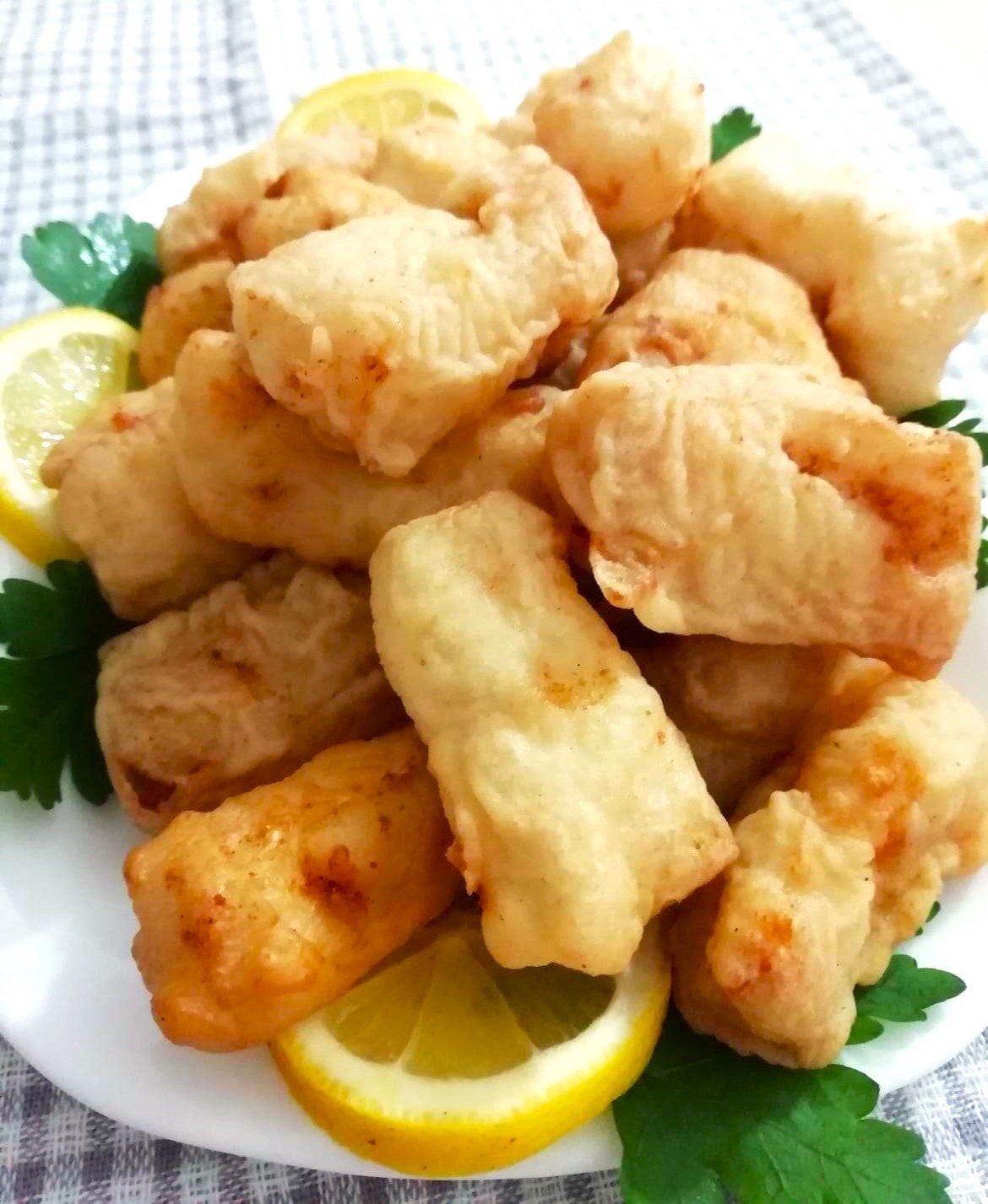 FILETES DE BACALAO en tempura