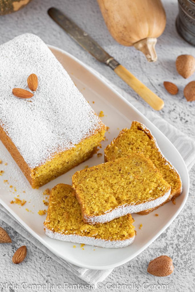 bizcocho calabaza y almendras