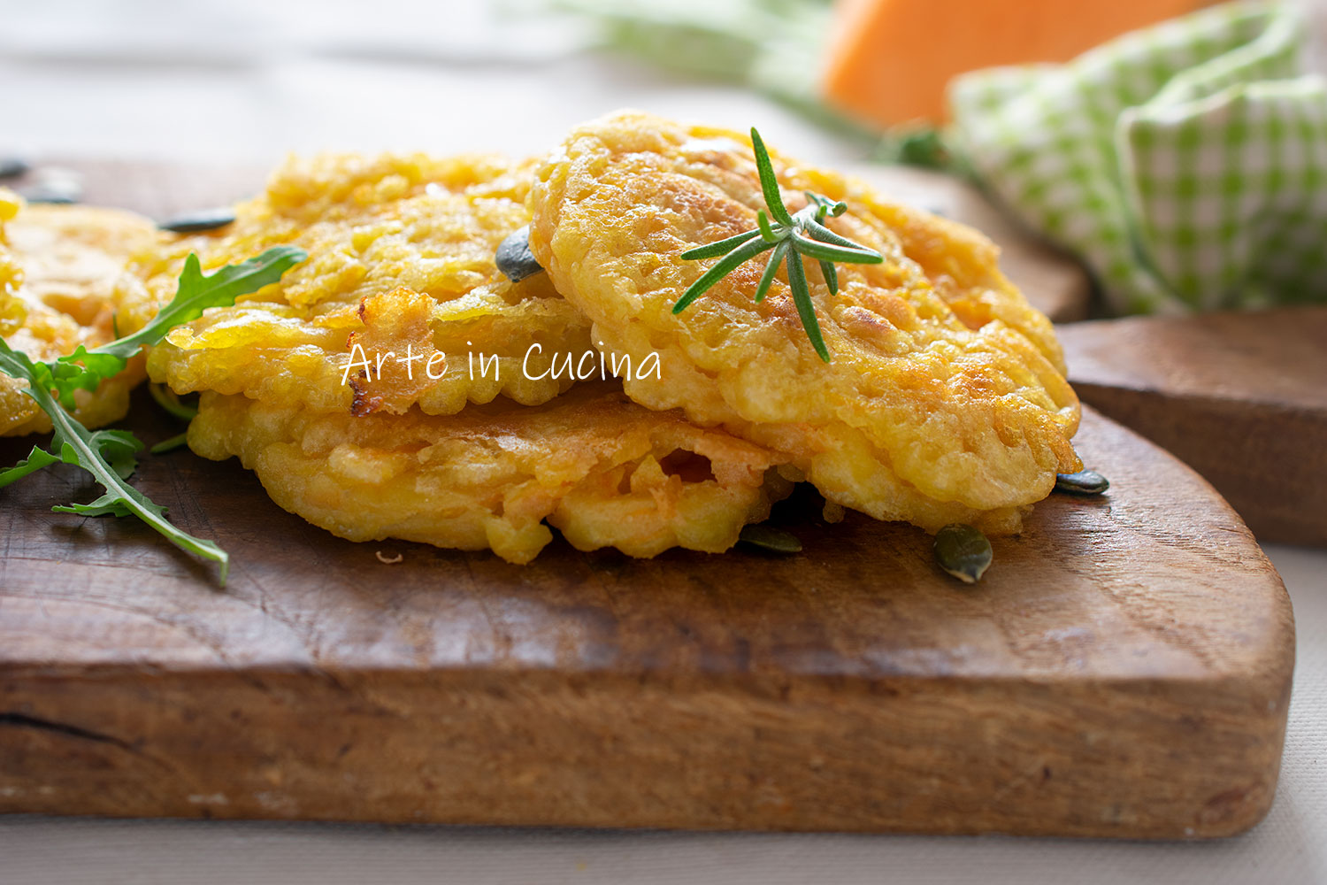 Buñuelos de calabaza cruda rápidos