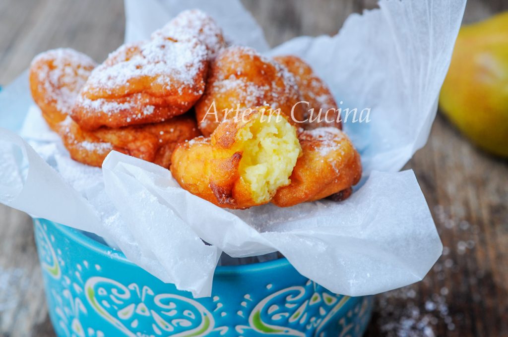 Buñuelos ricotta y pera dulce fácil y rápido vickyart arte en cocina