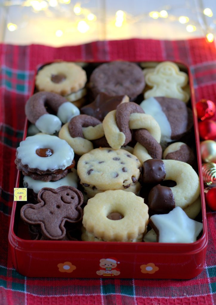caja de galletas de Navidad gp