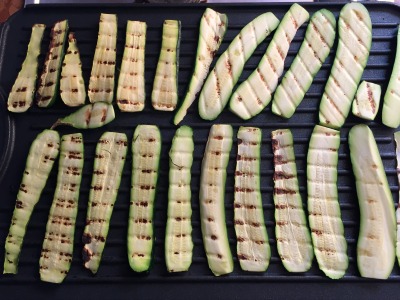 calabacines a la parrilla
