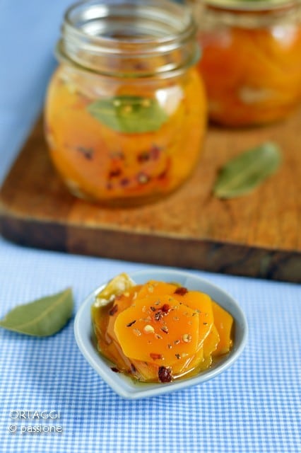 calabaza en aceite, receta con calabaza