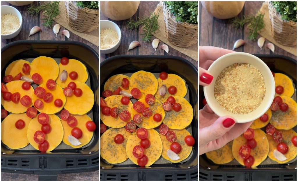 calabaza gratinada al horno