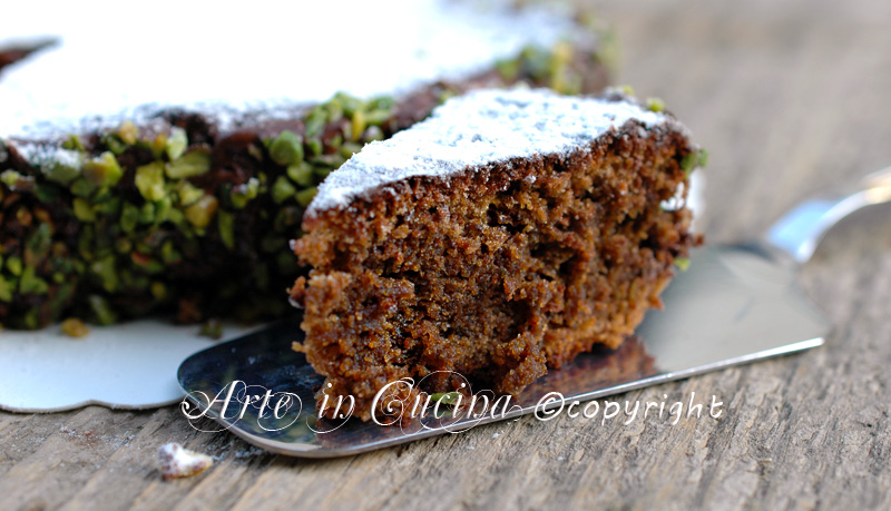 Caprese de pistacho y doble chocolate