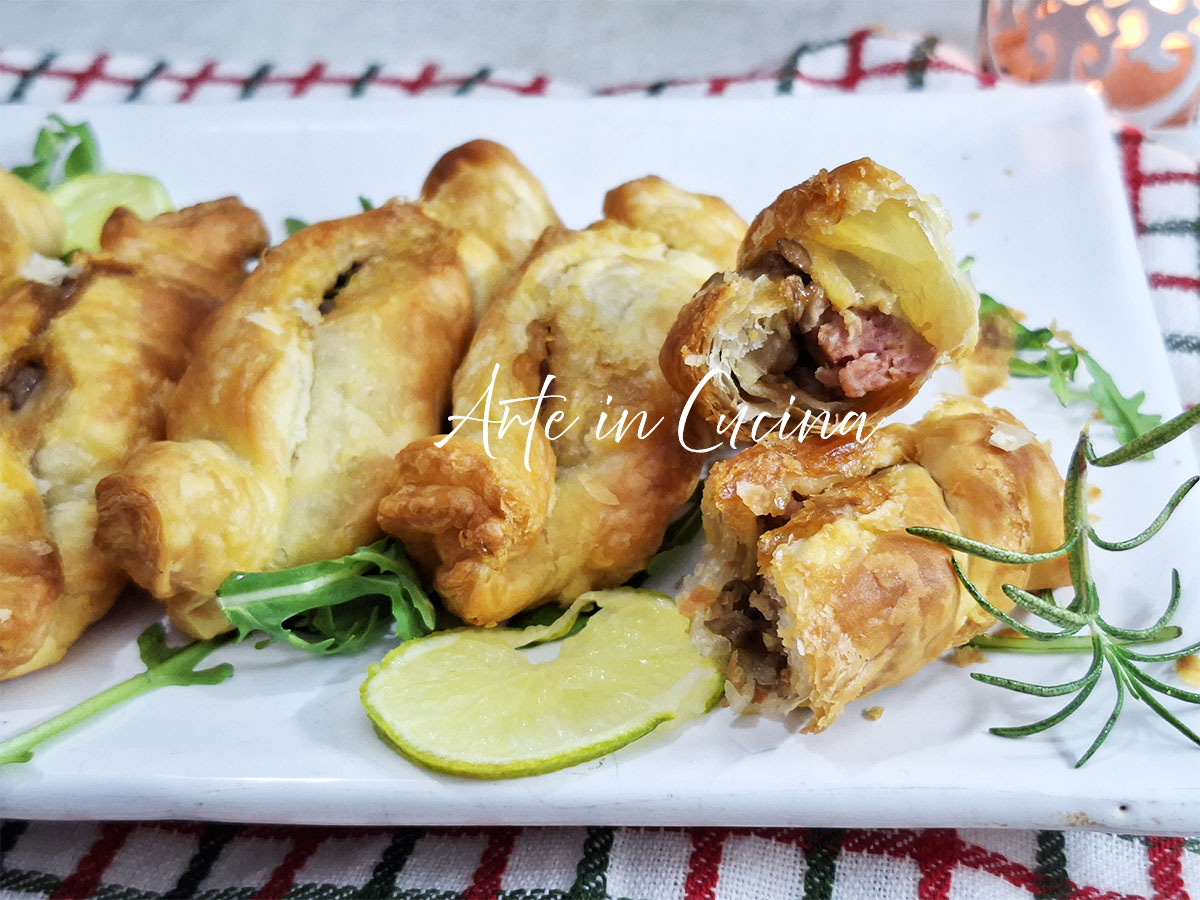 CARAMELOS con CHORIZO y LENTEJAS