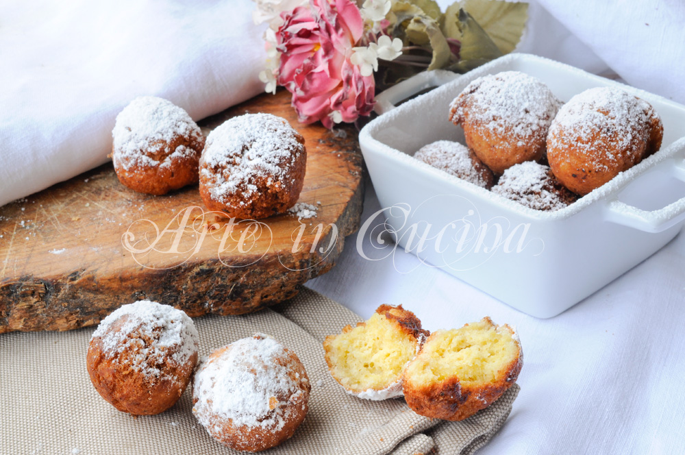 Castagnole dulces de carnaval