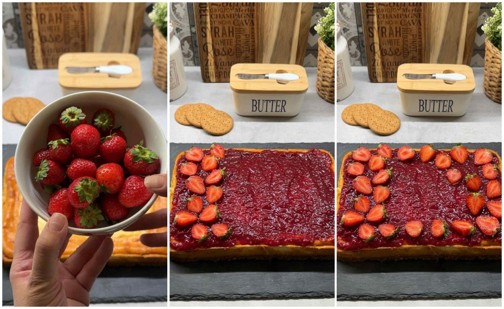 cheesecake con fresas