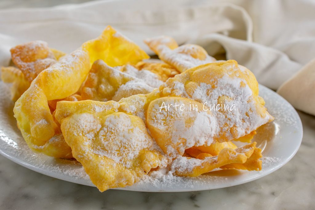 Chiacchiere con burbujas receta de mamá