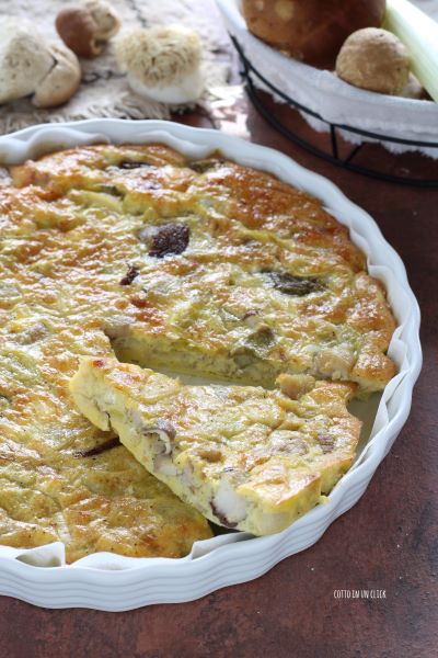 cocina la tortilla en horno estático a 180°C durante 30 minutos