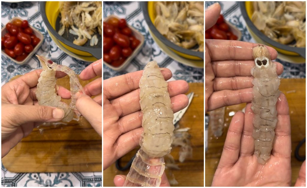 cómo limpiar cigalas de mar