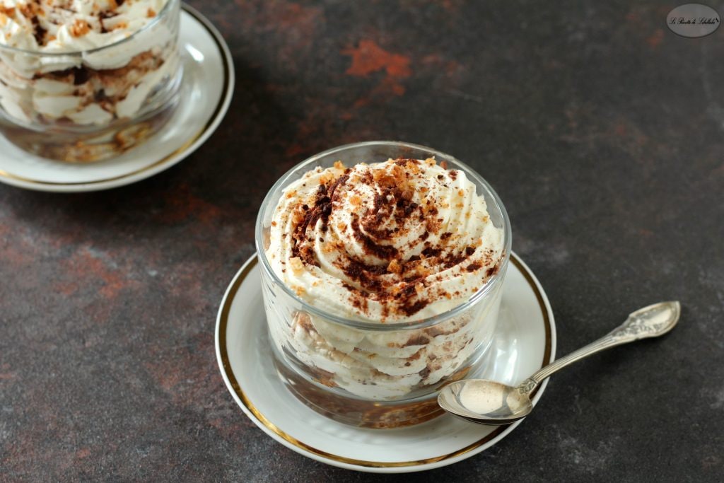 Copa con amaretti y crema de mascarpone