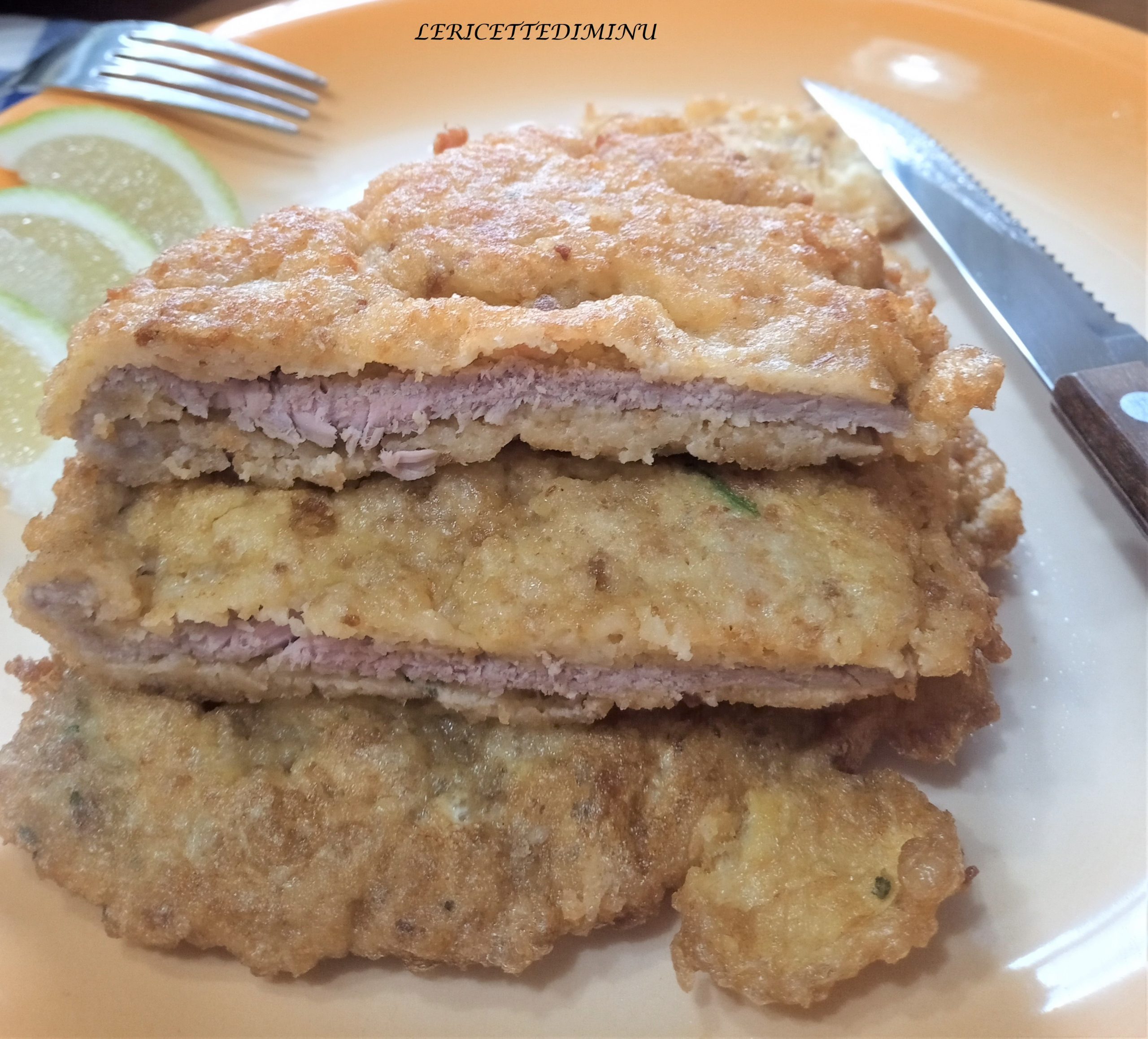 Chuletas de carne doble huevo