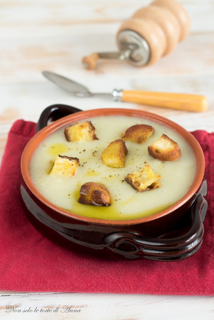 crema de puerros y patatas