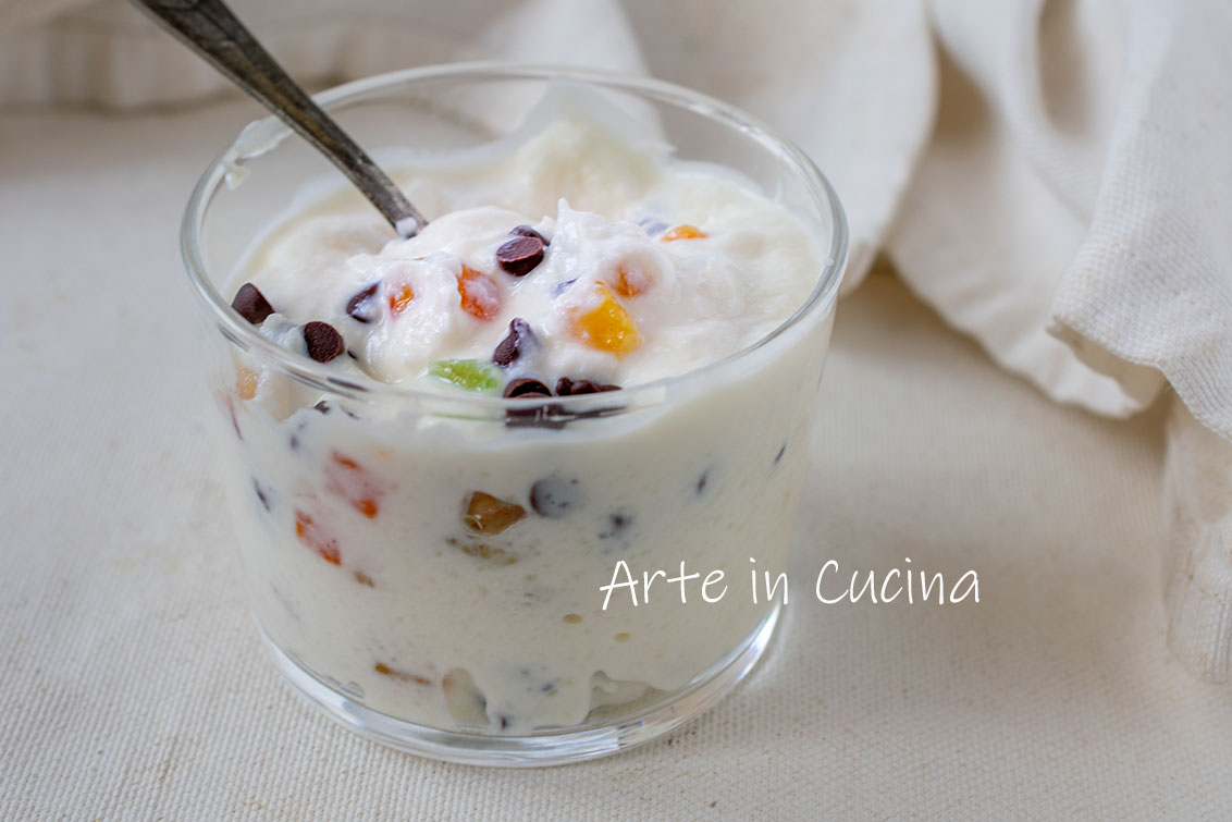 Crema de ricotta para cassata al vaso